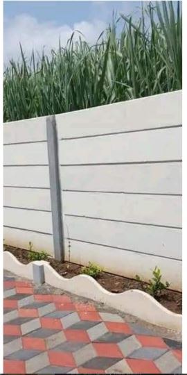 Plain precast wall