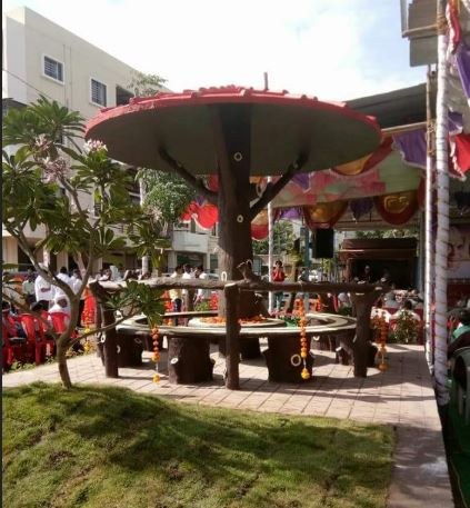 Designer garden seating