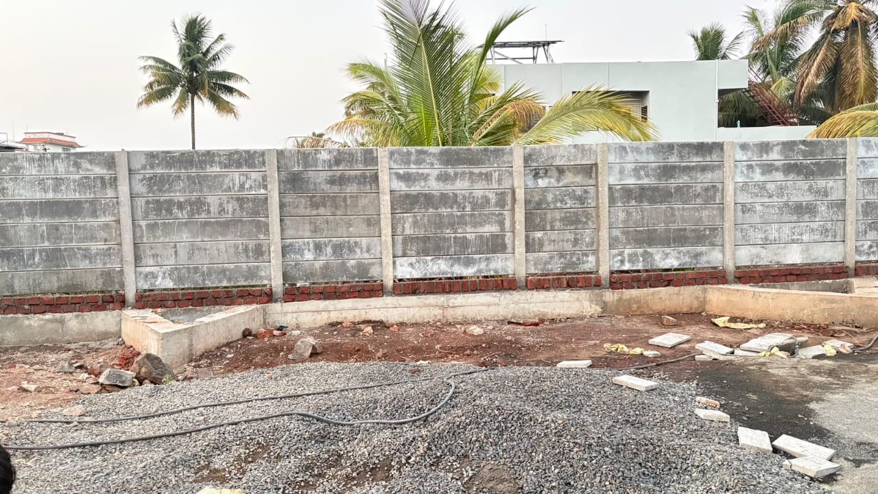 Precast compound wall