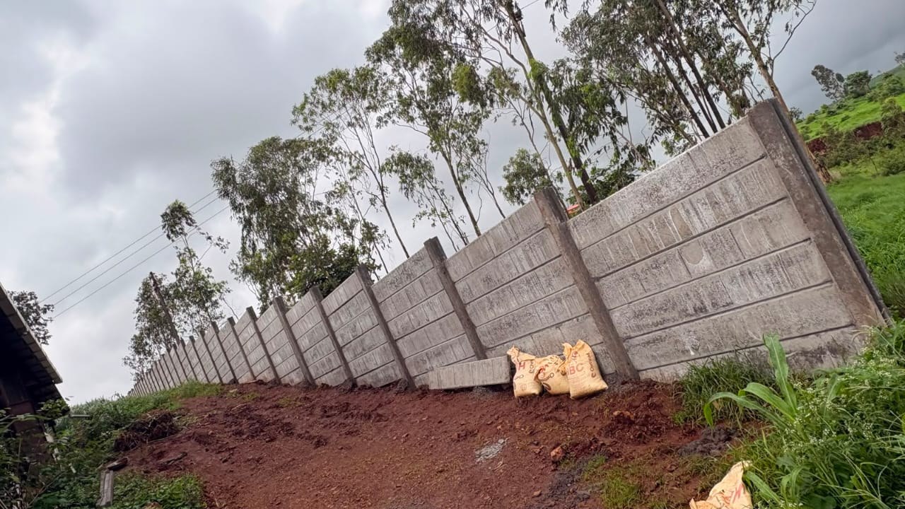 Precast wall installation